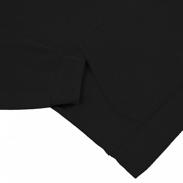 Худи флисовое унисекс Manakin, черное с логотипом в Санкт-Петербурге заказать по выгодной цене в кибермаркете AvroraStore