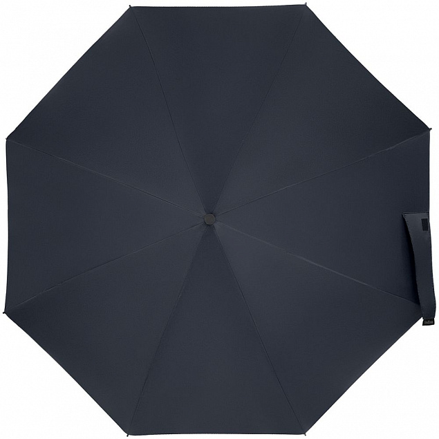 Складной зонт doubleDub, темно-синий с логотипом в Санкт-Петербурге заказать по выгодной цене в кибермаркете AvroraStore