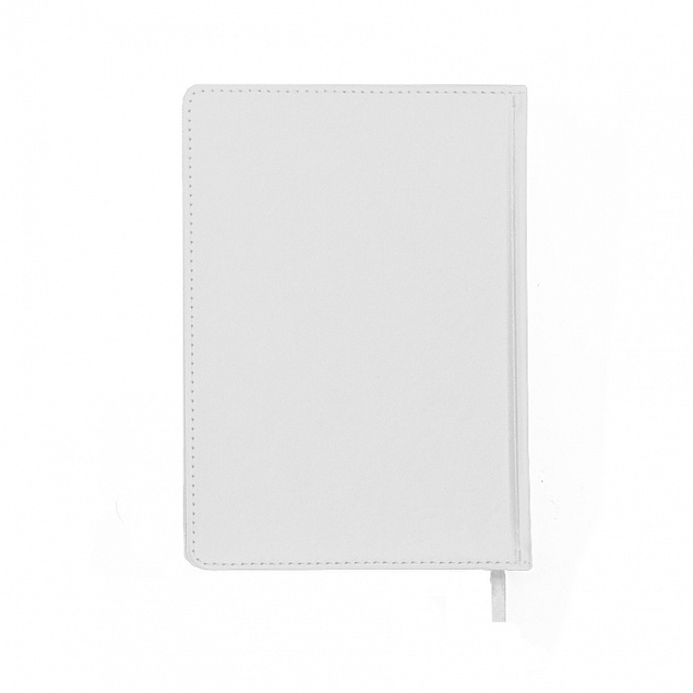 Ежедневник недатированный Campbell, А5,  белый, белый блок с логотипом в Санкт-Петербурге заказать по выгодной цене в кибермаркете AvroraStore