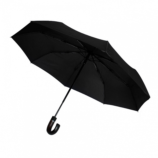 Автоматический противоштормовой зонт Конгресс - Черный AA с логотипом в Санкт-Петербурге заказать по выгодной цене в кибермаркете AvroraStore