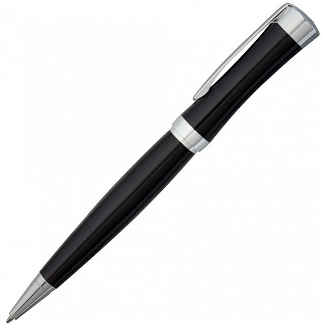 Ручка шариковая Desire, черная с логотипом в Санкт-Петербурге заказать по выгодной цене в кибермаркете AvroraStore