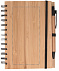 Бамбуковый блокнот с ручкой с логотипом в Санкт-Петербурге заказать по выгодной цене в кибермаркете AvroraStore