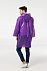 Дождевик-плащ CloudTime, фиолетовый с логотипом в Санкт-Петербурге заказать по выгодной цене в кибермаркете AvroraStore