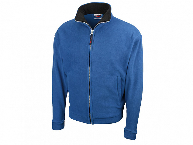Куртка флисовая Nashville мужская, классический синий/черный с логотипом в Санкт-Петербурге заказать по выгодной цене в кибермаркете AvroraStore