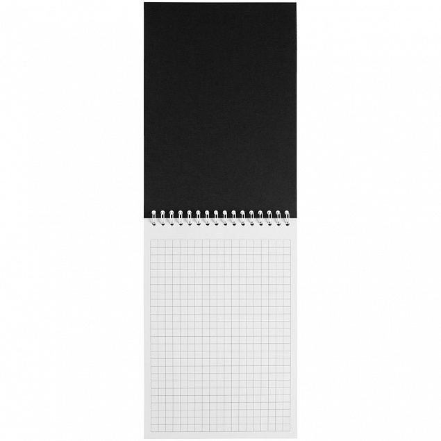 Блокнот Dali Mini в клетку, черный с логотипом в Санкт-Петербурге заказать по выгодной цене в кибермаркете AvroraStore