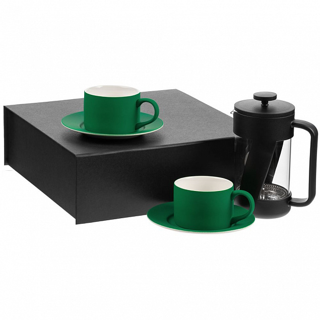 Набор для чая на 2 персоны Best Morning, зеленый с логотипом в Санкт-Петербурге заказать по выгодной цене в кибермаркете AvroraStore