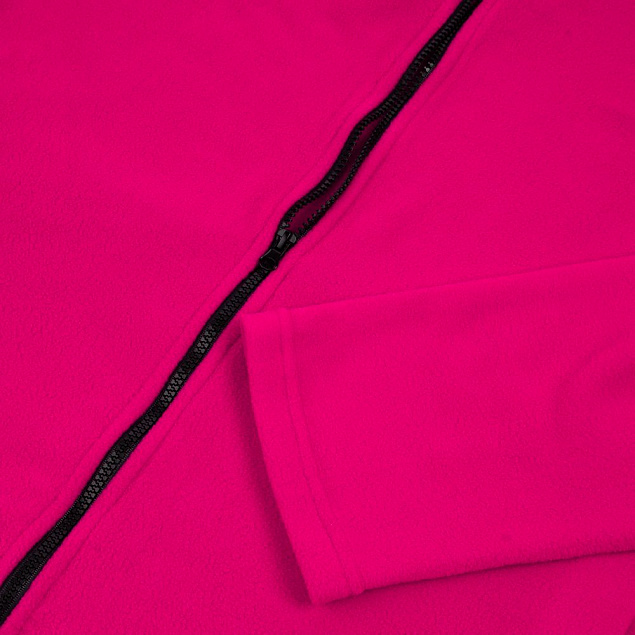 Куртка флисовая унисекс Manakin, фуксия с логотипом в Санкт-Петербурге заказать по выгодной цене в кибермаркете AvroraStore