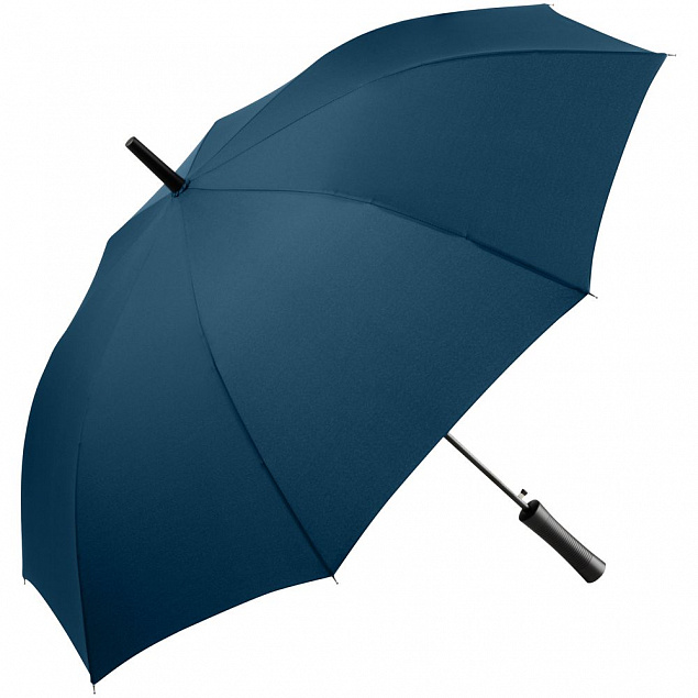 Зонт-трость Lanzer, темно-синий с логотипом в Санкт-Петербурге заказать по выгодной цене в кибермаркете AvroraStore