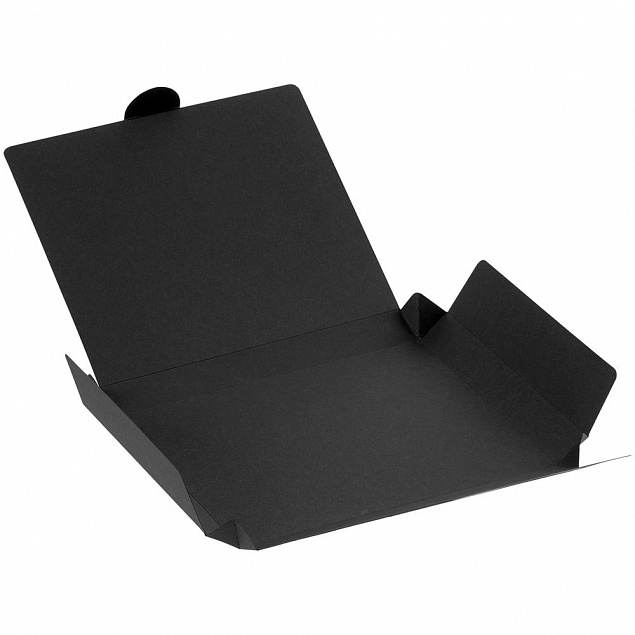 Коробка самосборная Flacky, черная с логотипом в Санкт-Петербурге заказать по выгодной цене в кибермаркете AvroraStore