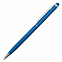 Шариковая ручка Touch Tip, голубая с логотипом в Санкт-Петербурге заказать по выгодной цене в кибермаркете AvroraStore