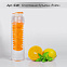 Спортивная бутылка "Fruits"с емкостью для фруктов, 0,7 л, оранжевая с логотипом в Санкт-Петербурге заказать по выгодной цене в кибермаркете AvroraStore