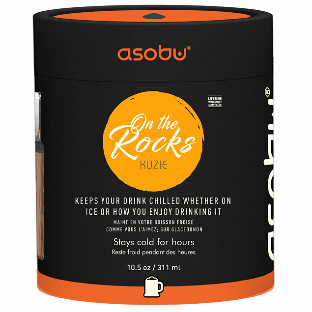 Термобокал Rocks для крепких напитков, черный с логотипом в Санкт-Петербурге заказать по выгодной цене в кибермаркете AvroraStore