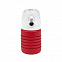 Бутылка для воды складная с карабином SPRING; красная, 550/250 мл,  силикон с логотипом в Санкт-Петербурге заказать по выгодной цене в кибермаркете AvroraStore