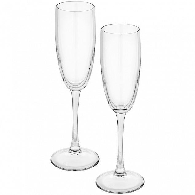 Набор из 2 бокалов для шампанского «Энотека» с логотипом в Санкт-Петербурге заказать по выгодной цене в кибермаркете AvroraStore