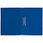 Папка с прижимом Expert, синяя с логотипом в Санкт-Петербурге заказать по выгодной цене в кибермаркете AvroraStore