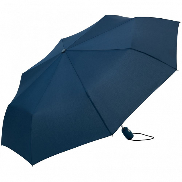 Зонт складной ARE-AOC, синий с логотипом в Санкт-Петербурге заказать по выгодной цене в кибермаркете AvroraStore