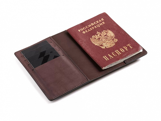 Обложка для паспорта «Нит» с логотипом в Санкт-Петербурге заказать по выгодной цене в кибермаркете AvroraStore