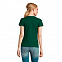 Футболка женская IMPERIAL WOMEN XL тёмно-зелёный 100% хлопок 190г/м2 с логотипом в Санкт-Петербурге заказать по выгодной цене в кибермаркете AvroraStore