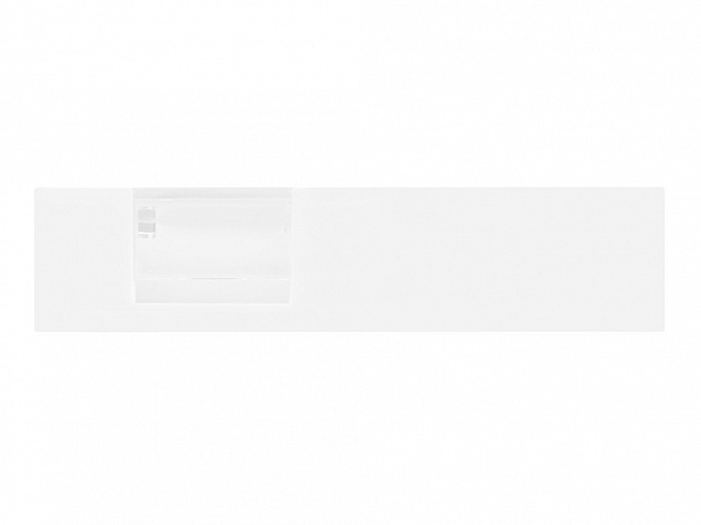 Подставка под ручку и скрепки Потакет, белый/прозрачный с логотипом в Санкт-Петербурге заказать по выгодной цене в кибермаркете AvroraStore