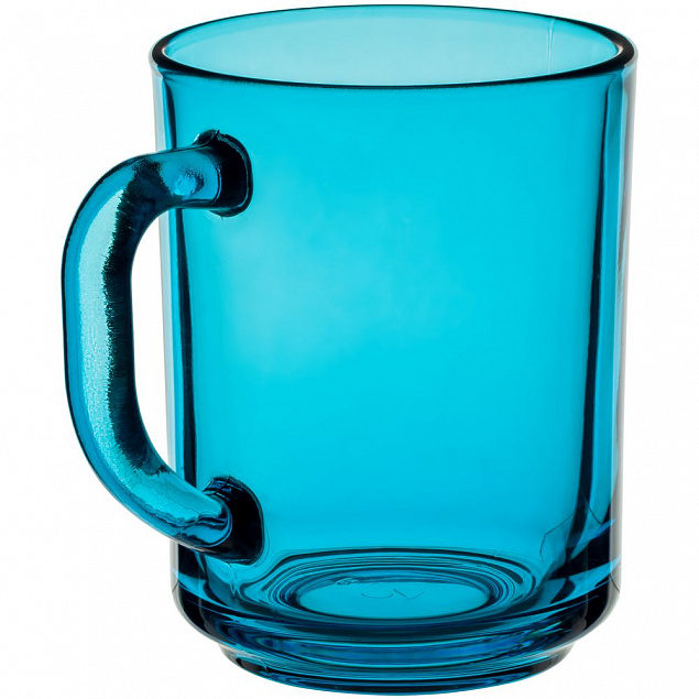 Кружка Enjoy, голубая с логотипом в Санкт-Петербурге заказать по выгодной цене в кибермаркете AvroraStore