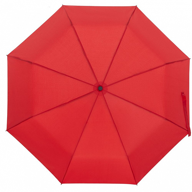 Зонт складной Monsoon, красный с логотипом в Санкт-Петербурге заказать по выгодной цене в кибермаркете AvroraStore