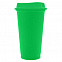 Стакан с крышкой Color Cap, зеленый с логотипом в Санкт-Петербурге заказать по выгодной цене в кибермаркете AvroraStore