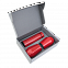 Набор Hot Box E2 grey (красный) с логотипом в Санкт-Петербурге заказать по выгодной цене в кибермаркете AvroraStore