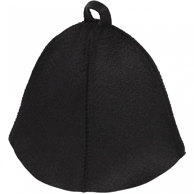 Банная шапка Heat Off, черная с логотипом в Санкт-Петербурге заказать по выгодной цене в кибермаркете AvroraStore
