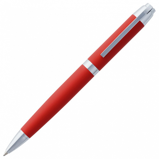 Ручка шариковая Razzo Chrome, красная с логотипом в Санкт-Петербурге заказать по выгодной цене в кибермаркете AvroraStore