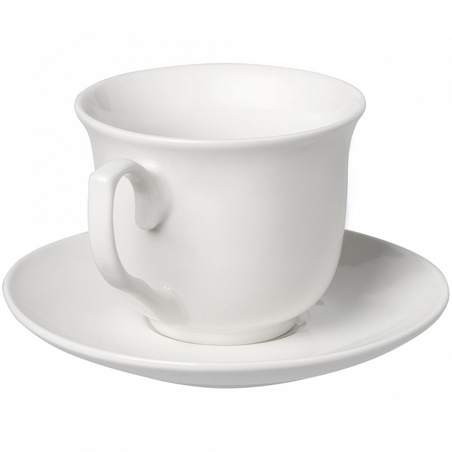 Чайная пара Small Talk, белая с логотипом в Санкт-Петербурге заказать по выгодной цене в кибермаркете AvroraStore