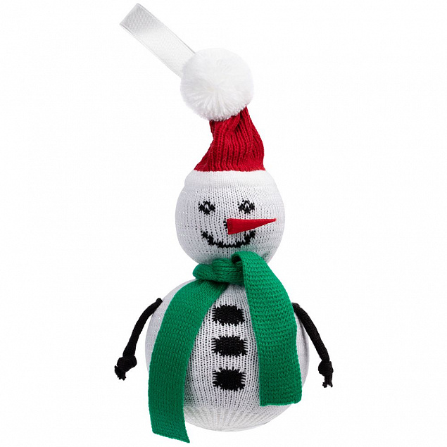 Елочная игрушка «Снеговик» с логотипом в Санкт-Петербурге заказать по выгодной цене в кибермаркете AvroraStore