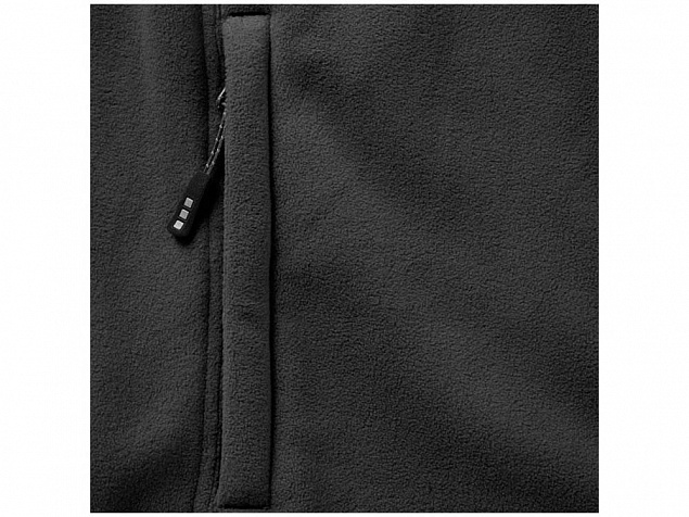 Куртка флисовая Brossard мужская, антрацит с логотипом в Санкт-Петербурге заказать по выгодной цене в кибермаркете AvroraStore