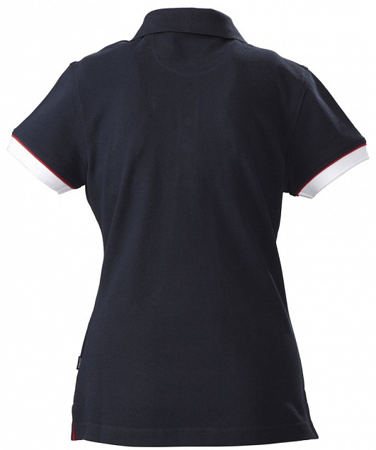 Рубашка поло женская ANTREVILLE, темно-синяя с логотипом в Санкт-Петербурге заказать по выгодной цене в кибермаркете AvroraStore
