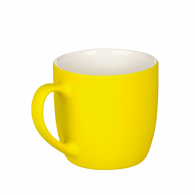 Керамическая кружка Viana, желтая с логотипом в Санкт-Петербурге заказать по выгодной цене в кибермаркете AvroraStore