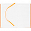 Ежедневник Duplex, недатированный, белый с оранжевым с логотипом в Санкт-Петербурге заказать по выгодной цене в кибермаркете AvroraStore