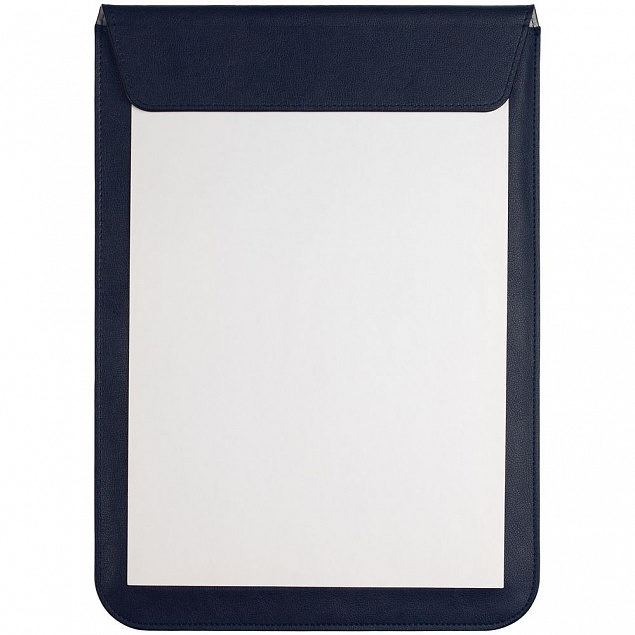 Папка-планшет для бумаг Petrus, темно-синяя с логотипом в Санкт-Петербурге заказать по выгодной цене в кибермаркете AvroraStore