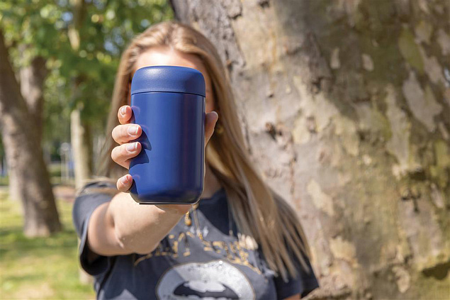 Вакуумный стакан для кофе Brew из переработанной нержавеющей стали RCS, 360 мл с логотипом в Санкт-Петербурге заказать по выгодной цене в кибермаркете AvroraStore