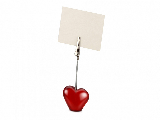 Держатель для документов «Сердце» с логотипом в Санкт-Петербурге заказать по выгодной цене в кибермаркете AvroraStore