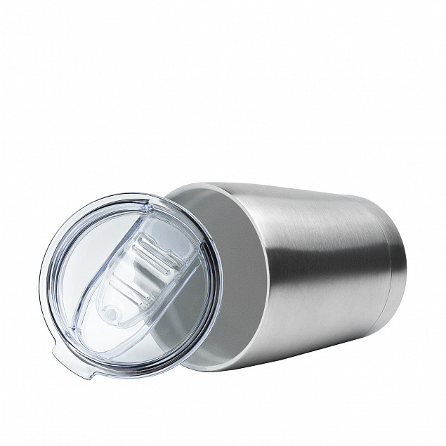 Термокружка вакуумная, Pico, 320 ml, серебряная с логотипом в Санкт-Петербурге заказать по выгодной цене в кибермаркете AvroraStore
