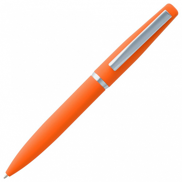 Ручка шариковая Bolt Soft Touch, оранжевая с логотипом в Санкт-Петербурге заказать по выгодной цене в кибермаркете AvroraStore