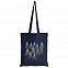 Холщовая сумка Silver Christmas, темно-синяя с логотипом в Санкт-Петербурге заказать по выгодной цене в кибермаркете AvroraStore
