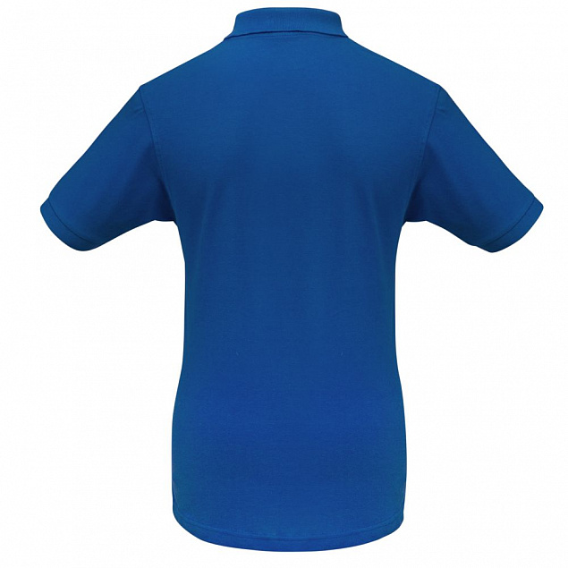 Рубашка поло Safran ярко-синяя с логотипом в Санкт-Петербурге заказать по выгодной цене в кибермаркете AvroraStore