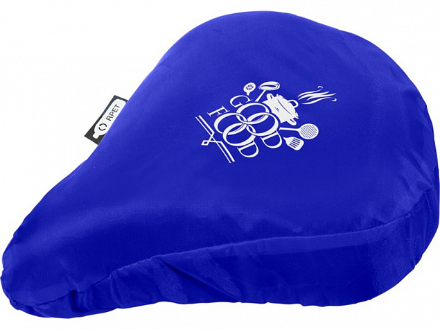 Водонепроницаемый чехол для велосипедного седла из переработанного ПЭТ Jesse, ярко-синий с логотипом в Санкт-Петербурге заказать по выгодной цене в кибермаркете AvroraStore