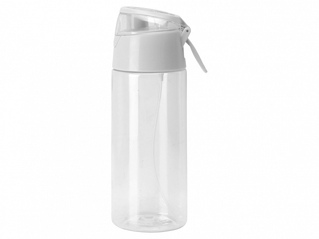 Спортивная бутылка с пульверизатором Spray, 600мл, Waterline, белый с логотипом в Санкт-Петербурге заказать по выгодной цене в кибермаркете AvroraStore