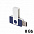 Флеш-карта TWISTA T, 8Гб, белый/оранжевый прозрачный с логотипом в Санкт-Петербурге заказать по выгодной цене в кибермаркете AvroraStore