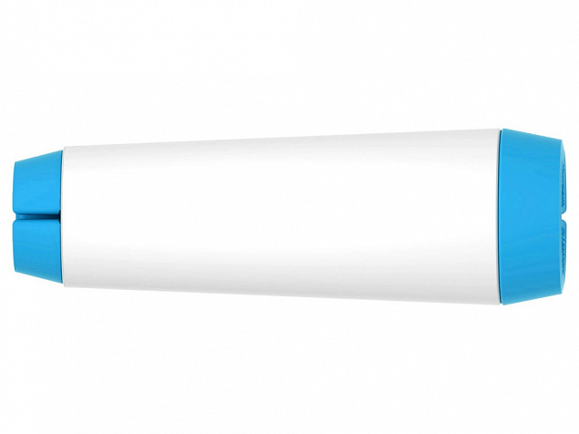 Держатель для кабеля Тwisti, голубой/белый с логотипом в Санкт-Петербурге заказать по выгодной цене в кибермаркете AvroraStore