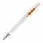Ручка шариковая "Sophie", белый/оранжевый с логотипом в Санкт-Петербурге заказать по выгодной цене в кибермаркете AvroraStore