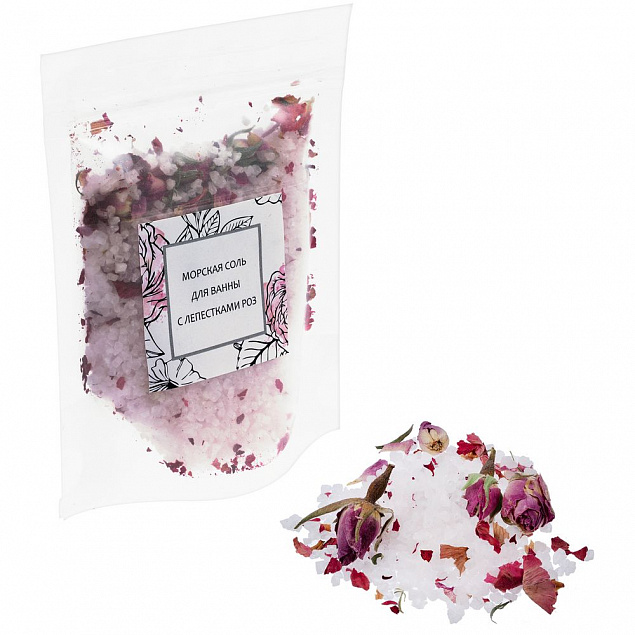 Соль для ванны Feeria, с розой с логотипом в Санкт-Петербурге заказать по выгодной цене в кибермаркете AvroraStore