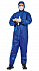 Защитный ламинированый комбинезон голубой   с логотипом в Санкт-Петербурге заказать по выгодной цене в кибермаркете AvroraStore