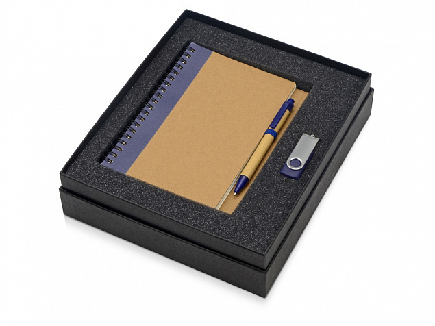 Подарочный набор Essentials с флешкой и блокнотом А5 с ручкой с логотипом в Санкт-Петербурге заказать по выгодной цене в кибермаркете AvroraStore